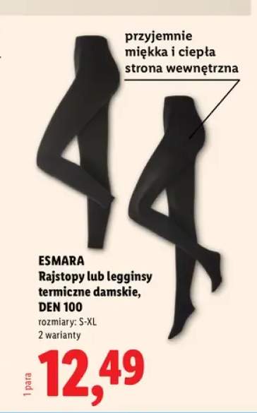 Rajstopy termiczne damskie DEN 100 Esmara +1 wariant