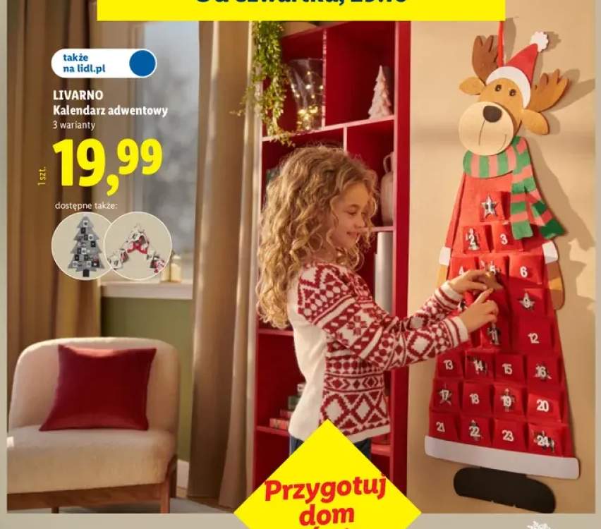 Kalendarz adwentowy Livarno