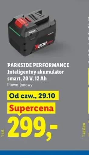 Inteligentny akumulator smart 12Ah litowo-jonowy Parkside Performance