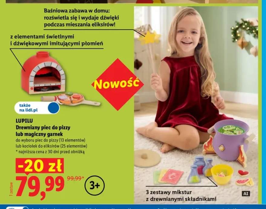 Drewniany piec do pizzy Lupilu +1 wariant