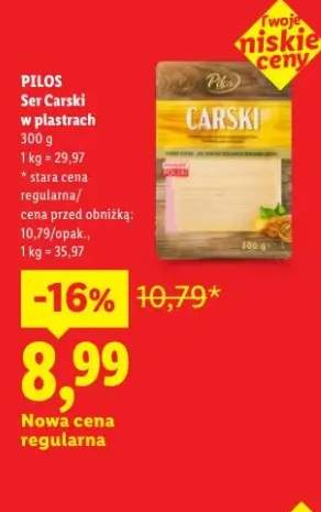 Ser carski w plastrach Pilos