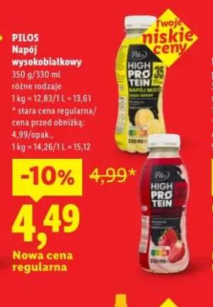Napój wysokobiałkowy Pilos bananowy