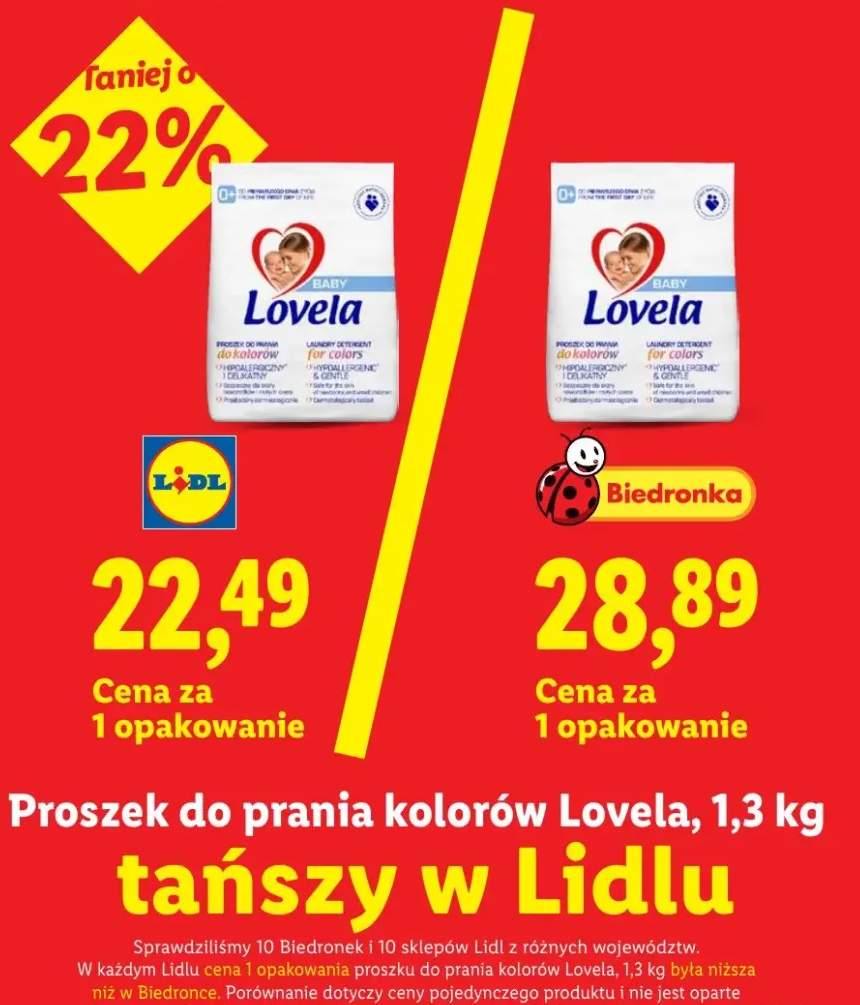 Proszek do prania kolorów Lovela Baby