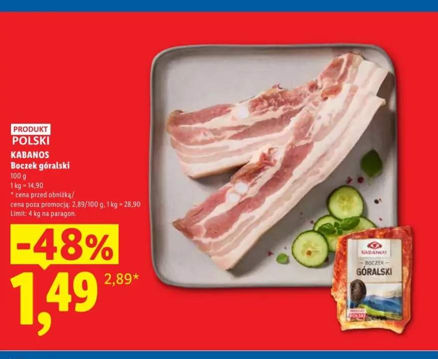 Boczek góralski Kabanos