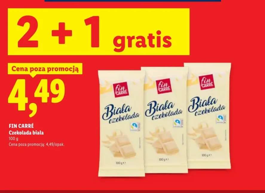 Czekolada biała Fin Carré