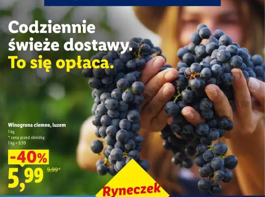 Winogrona ciemne luzem