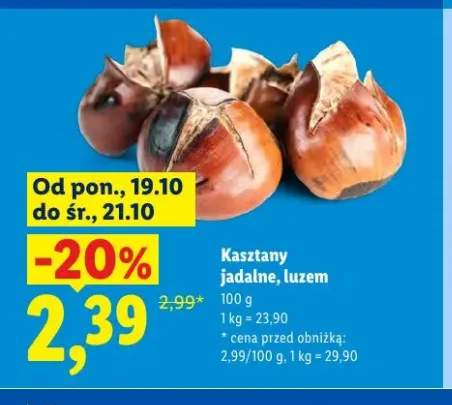 Kasztany jadalne luzem