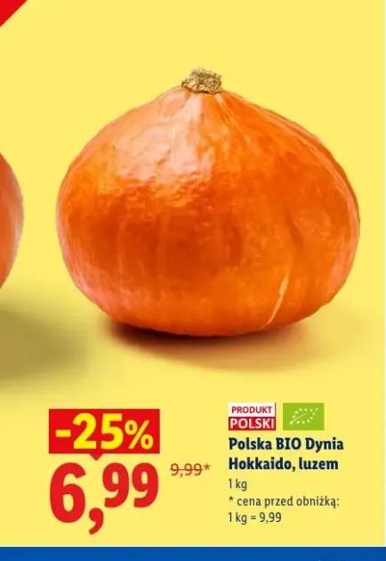 Dynia Hokkaido polska luzem