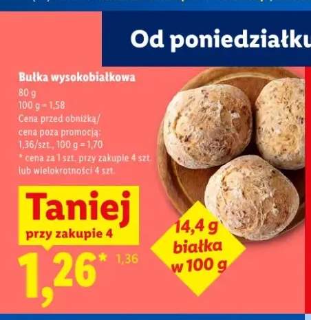 Bułka wysokobiałkowa