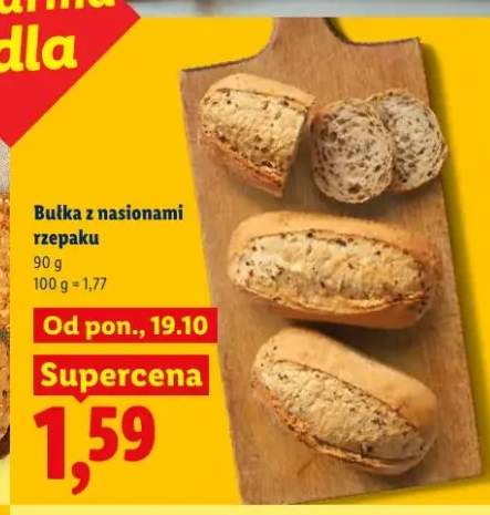 Bułka z nasionami rzepaku Piekarnia Lidla