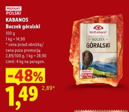 Boczek góralski Kabanos