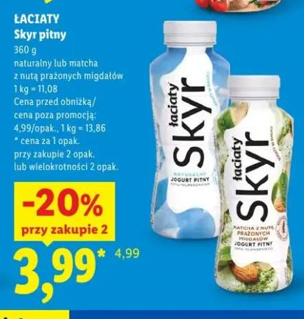 Skyr pitny naturalny Łaciaty +1 wariant