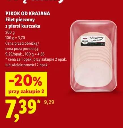 Filet pieczony z piersi kurczaka Pikok Od Krajana