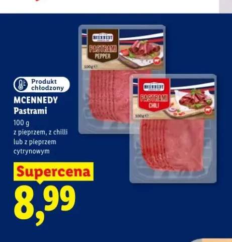 Pastrami z pieprzem cytrynowym Mcennedy +2 warianty
