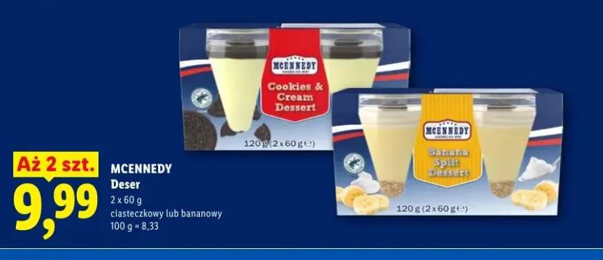 Deser bananowy 2-pak McEnnedy +1 wariant
