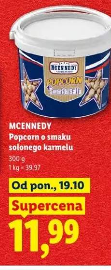 Popcorn o smaku solonego karmelu McEnnedy