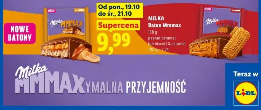 Baton Mmmax peanut caramel Milka +1 wariant