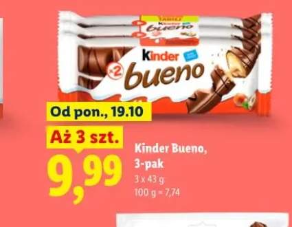 Baton Kinder Bueno 3-pak