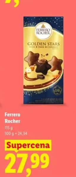 Praliny Ferrero Rocher Golden Stars