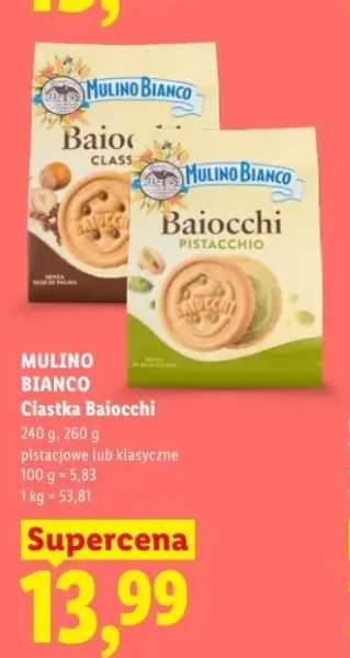Ciastka Baiocchi klasyczne Mulino Bianco +1 wariant