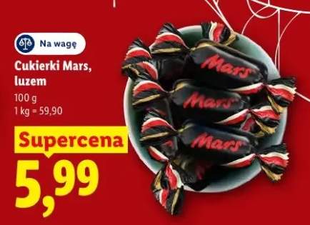 Cukierki Mars luzem