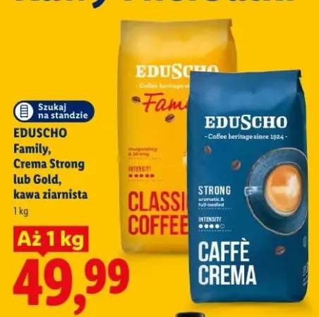 Kawa ziarnista Eduscho Family +2 warianty