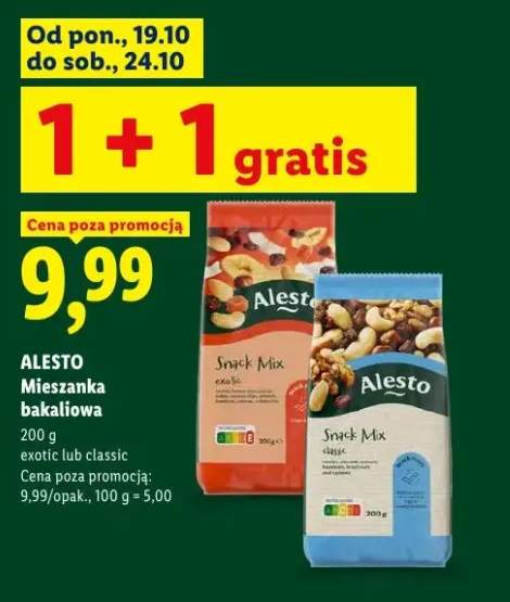 Mieszanka bakaliowa classic Alesto +1 wariant