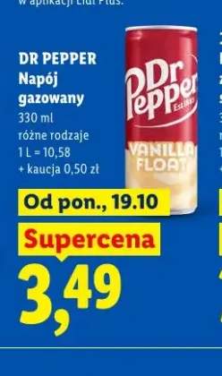 Napój gazowany Dr Pepper Vanilla Float