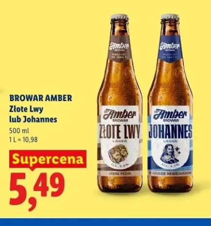Piwo Johannes Browar Amber +1 wariant