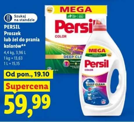 Proszek do prania kolorów Persil Deep Clean +1 wariant