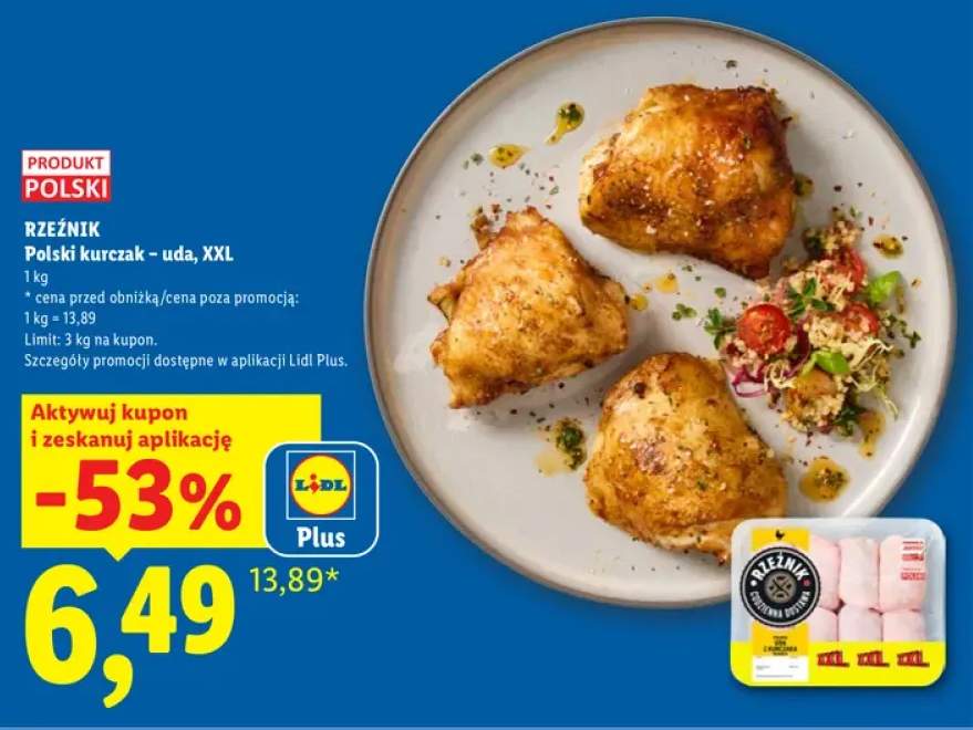 Polski kurczak uda XXL Rzeźnik
