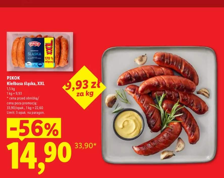 Kiełbasa śląska XXL Pikok