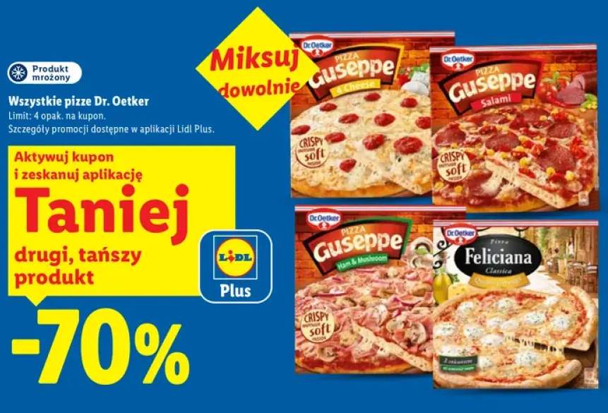 Pizza Guseppe 4 Cheese Dr. Oetker +4 warianty