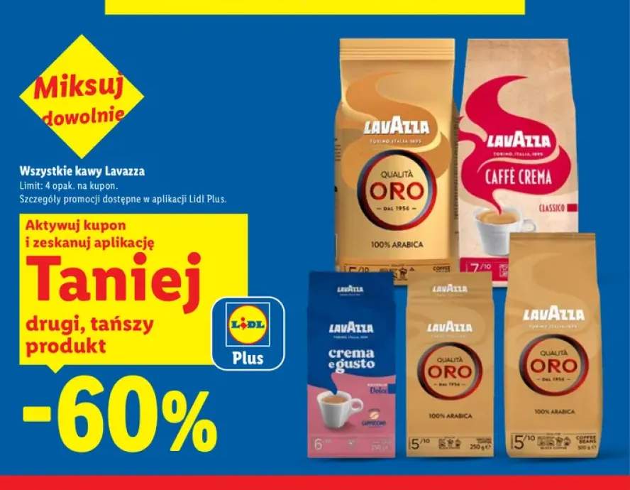 Kawy Lavazza +5 wariantów