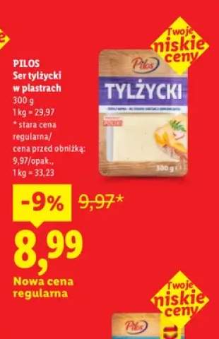 Ser tylżycki w plastrach Pilos