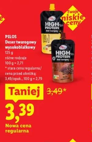 Deser twarogowy wysokobiałkowy Pilos