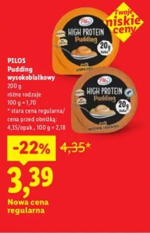 Pudding wysokobiałkowy Pilos