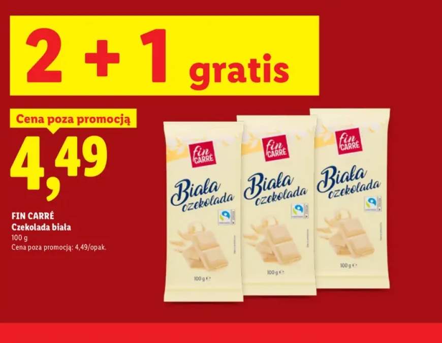 Czekolada biała Fin Carré