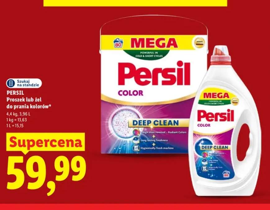 Proszek do prania kolorów Persil +1 wariant