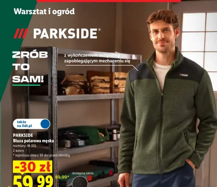 Bluza polarowa męska Parkside