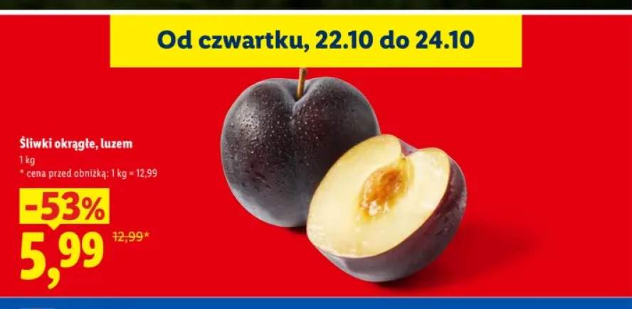 Śliwki okrągłe