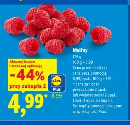 Maliny Ryneczek Lidla