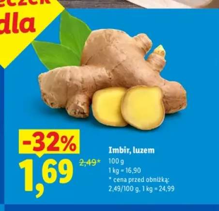 Imbir luzem Ryneczek Lidla