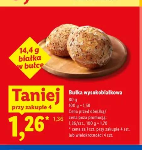 Bułka wysokobiałkowa
