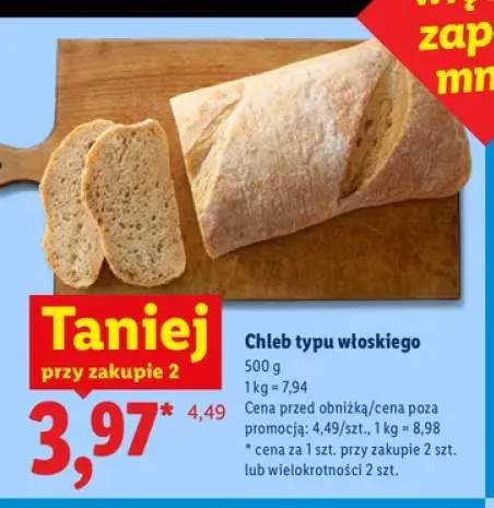 Chleb typu włoskiego