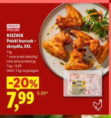 Polski kurczak skrzydła XXL Rzeźnik