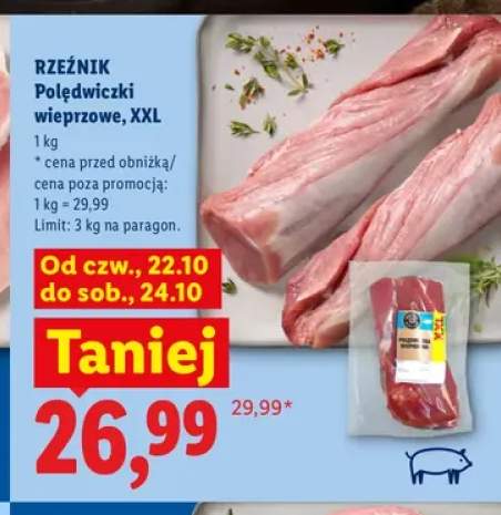 Polędwiczki wieprzowe XXL Rzeźnik