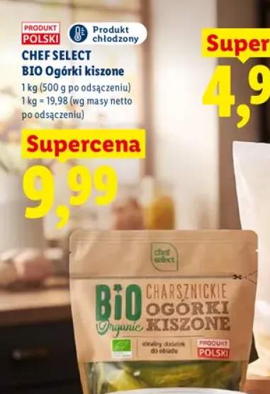 BIO Ogórki kiszone Chef Select
