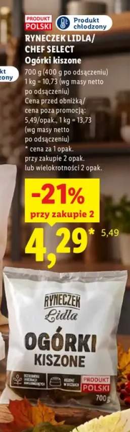 Ogórki kiszone Ryneczek Lidla