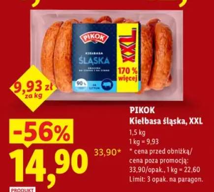 Kiełbasa śląska XXL Pikok